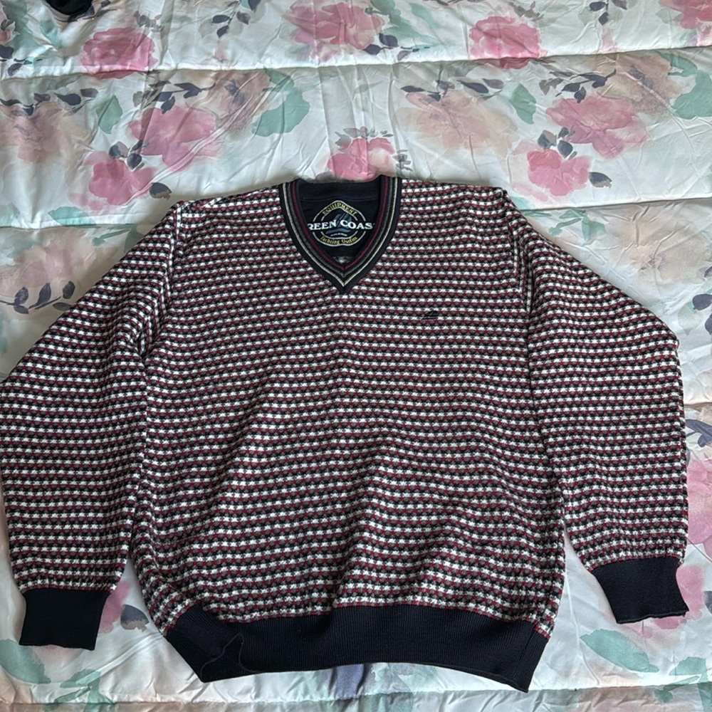Green Coast Merino Wool Yachting Sweater